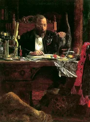 Retrato del profesor Benjamin H. Rand